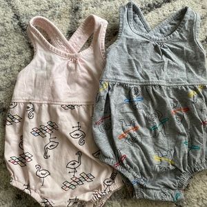 Hanna Anderson 12-18month bubble romper bundle
